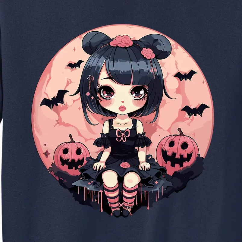 Anime Girls Halloween Otaku Manga Graphic Sweatshirt