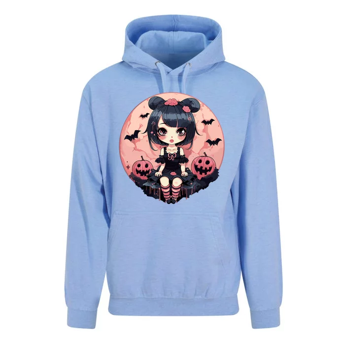 Anime Girls Halloween Otaku Manga Graphic Unisex Surf Hoodie