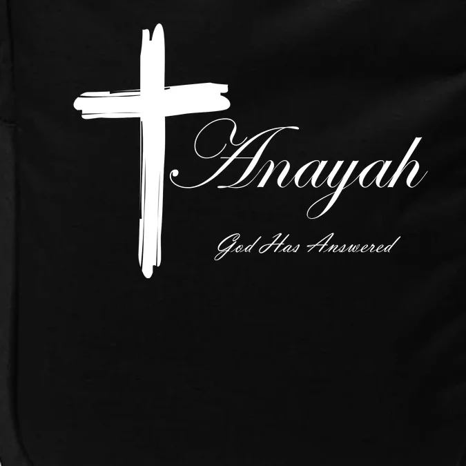 Anayah God Has Answered Impact Tech Backpack