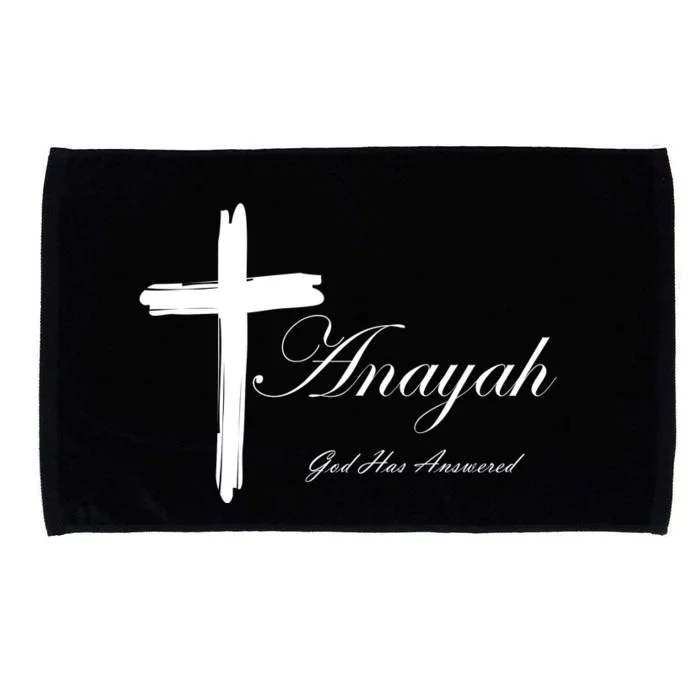 Anayah God Has Answered Microfiber Hand Towel