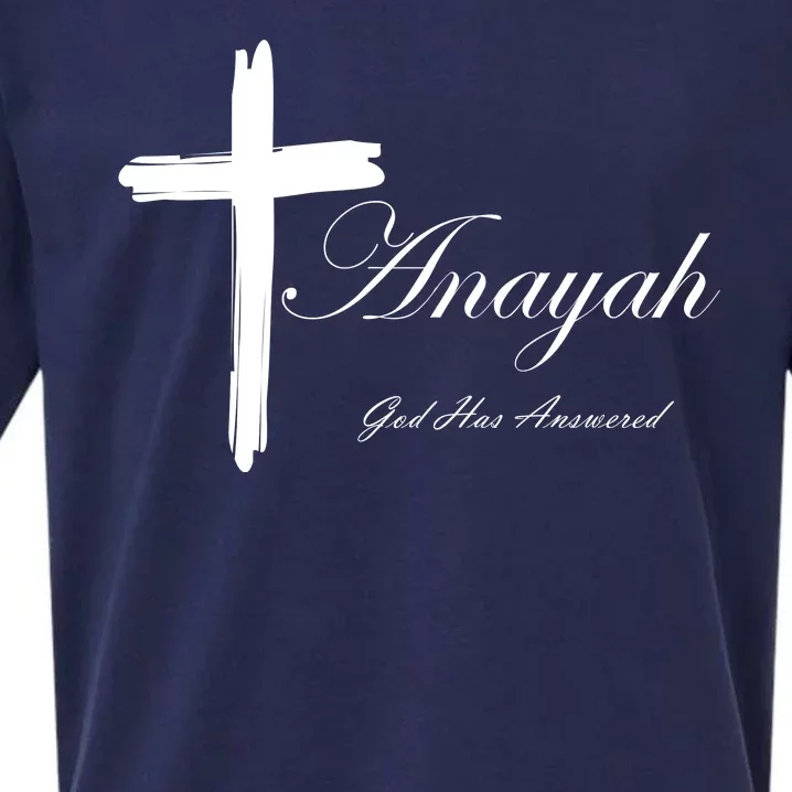 Anayah God Has Answered Sueded Cloud Jersey T-Shirt