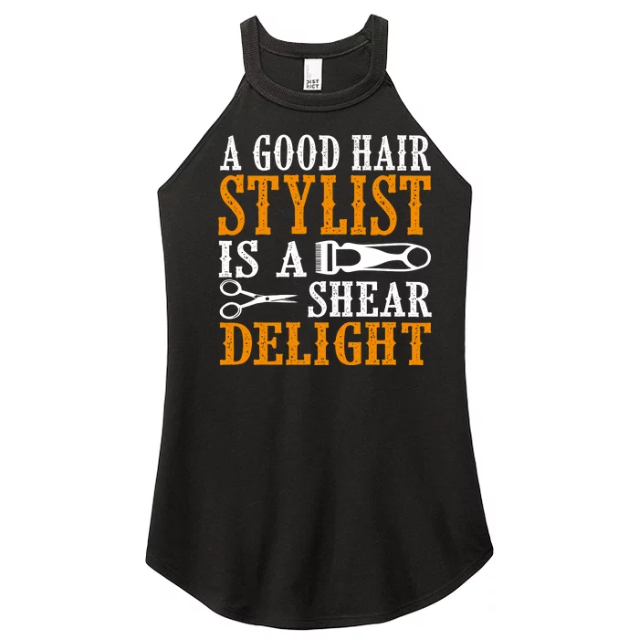 A Good Hair Style Is A Shear Delight Women’s Perfect Tri Rocker Tank