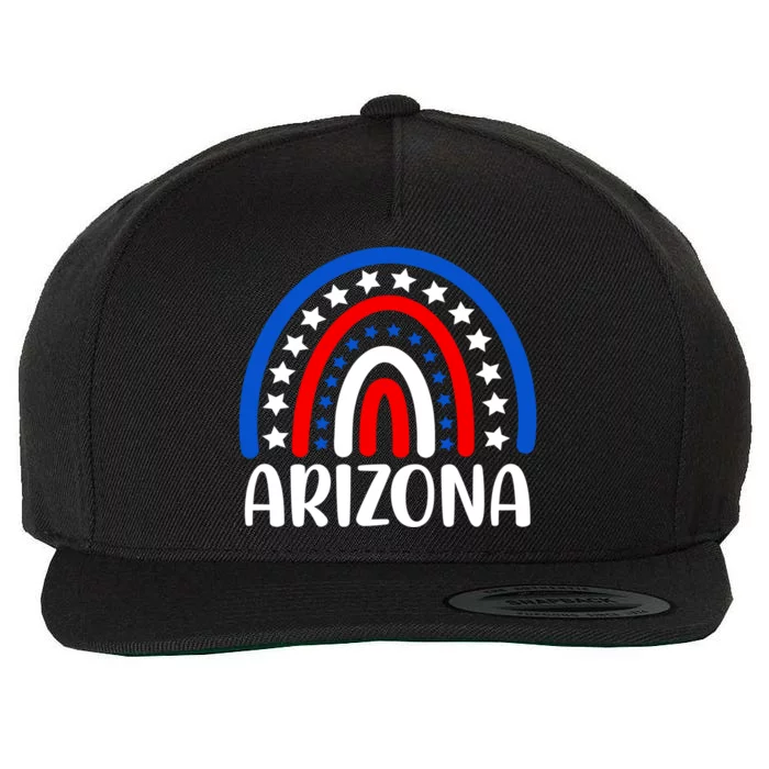 Arizona Gift I Love Arizona Usa Cute Gift Wool Snapback Cap