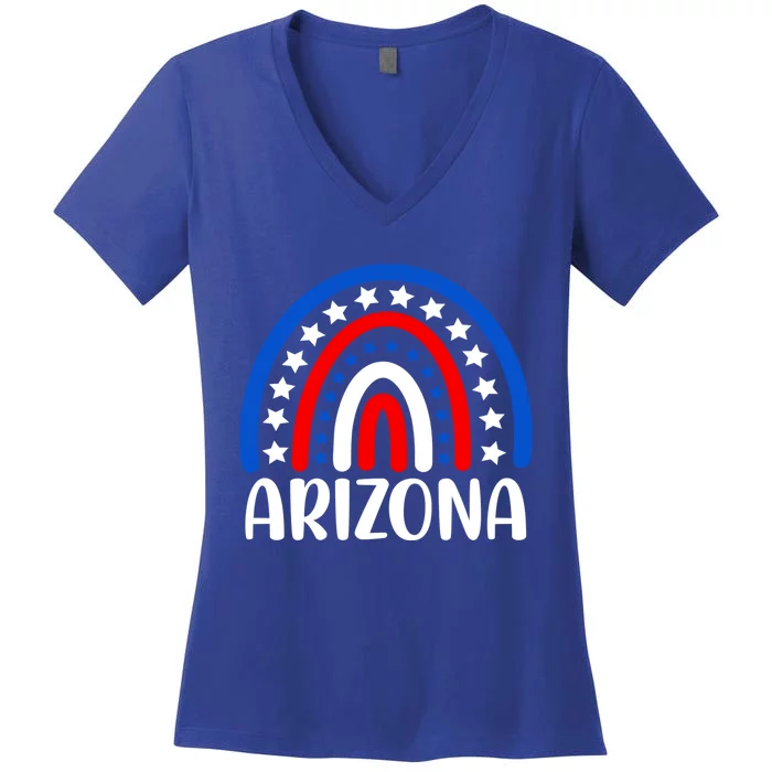 Arizona Gift I Love Arizona Usa Cute Gift Women's V-Neck T-Shirt