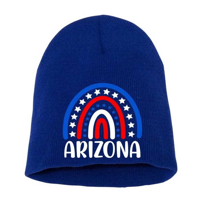 Arizona Gift I Love Arizona Usa Cute Gift Short Acrylic Beanie