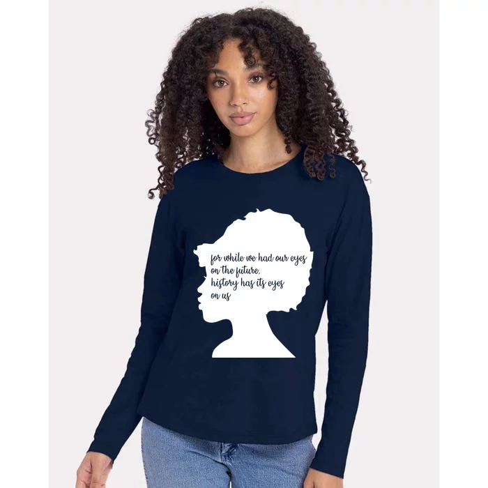 Amanda Gorman Inauguration Poem Poet Poetry January Womens Cotton Relaxed Long Sleeve T-Shirt