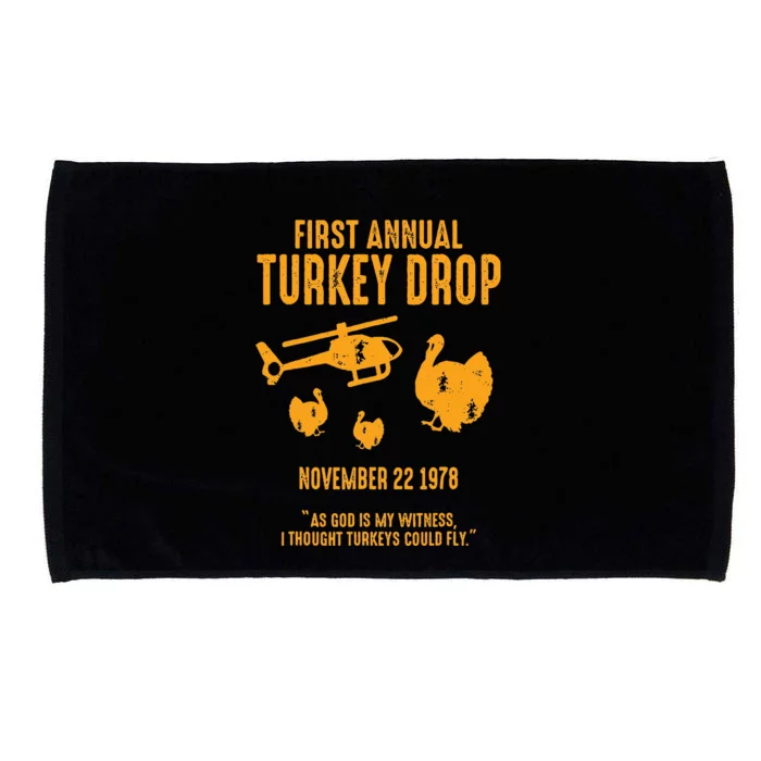 As God Is My Witness I Thought Turkeys Could Fly Funny Microfiber Hand Towel