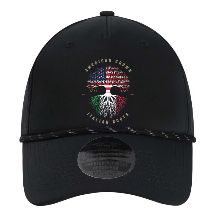 American Grown Italian Roots Italy Flag Performance The Dyno Cap