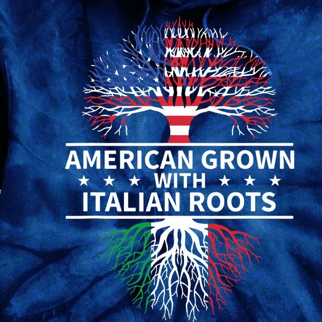 American Grown Italian Roots Shirts Italy Tie Dye Hoodie