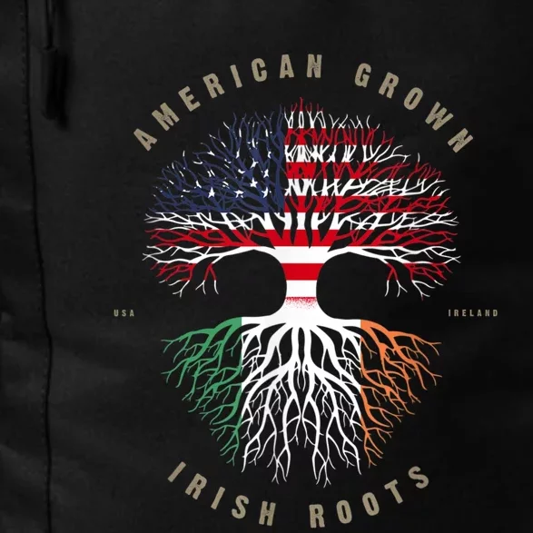 American Grown Irish Roots Ireland Flag Daily Commute Backpack