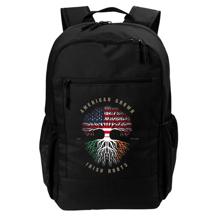 American Grown Irish Roots Ireland Flag Daily Commute Backpack