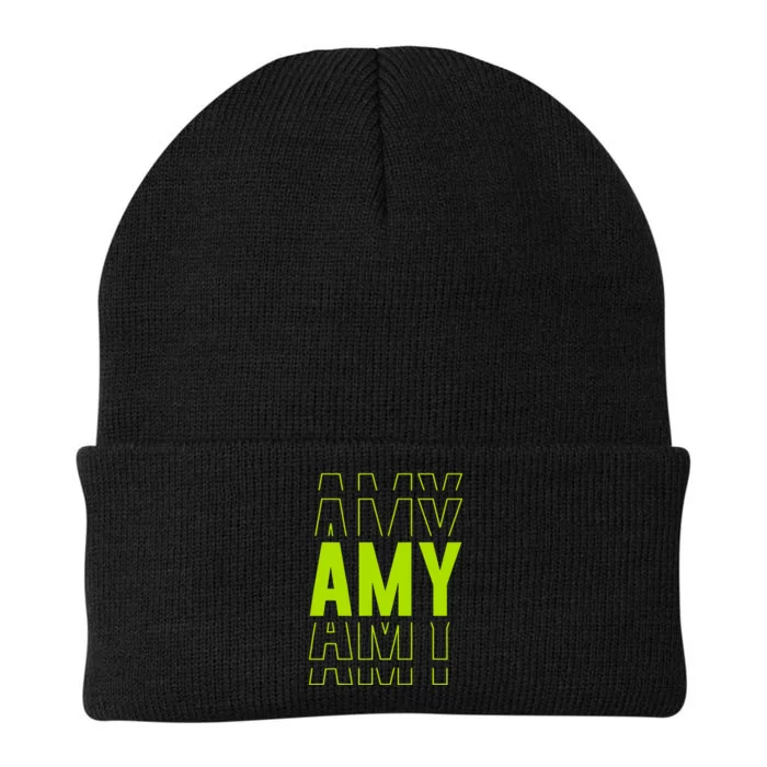 Amy Gifts Idea Retro First Name Vintage Amy Knit Cap Winter Beanie