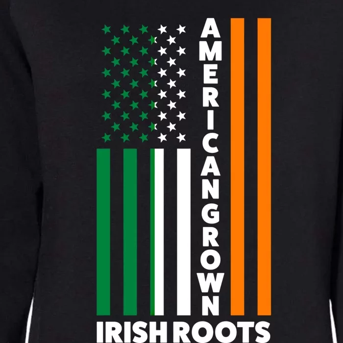 American Grown Irish Roots Irland Irish Flag Great Gift Womens California Wash Sweatshirt