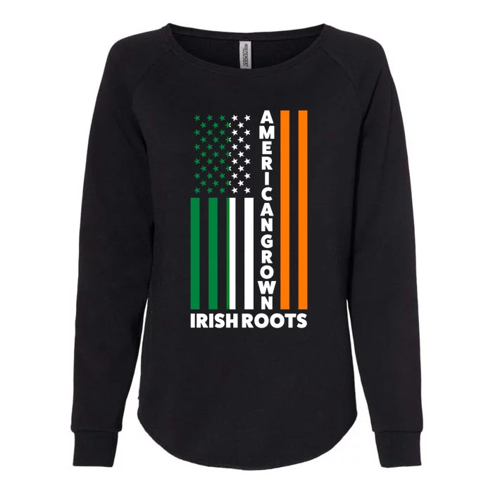 American Grown Irish Roots Irland Irish Flag Great Gift Womens California Wash Sweatshirt