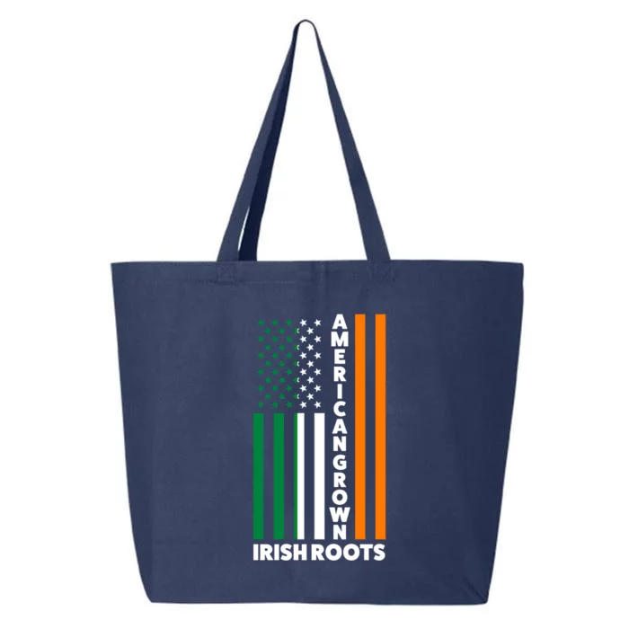 American Grown Irish Roots Irland Irish Flag Great Gift 25L Jumbo Tote