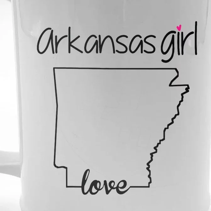 Arkansas Girl I Love Arkansas Home Cute Arkansas Front & Back Beer Stein