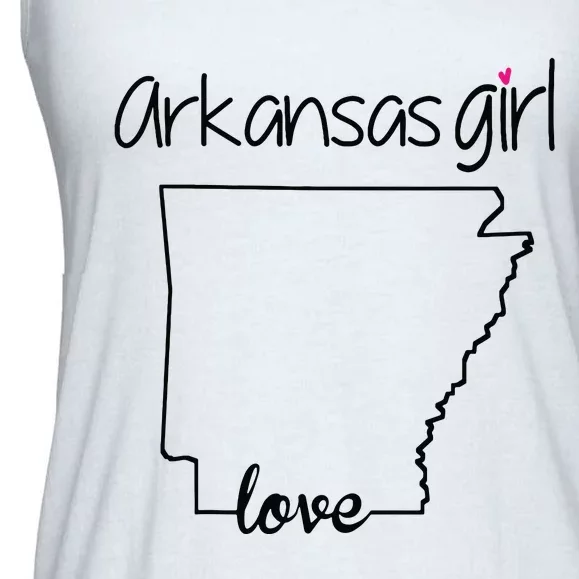 Arkansas Girl I Love Arkansas Home Cute Arkansas Ladies Essential Flowy Tank