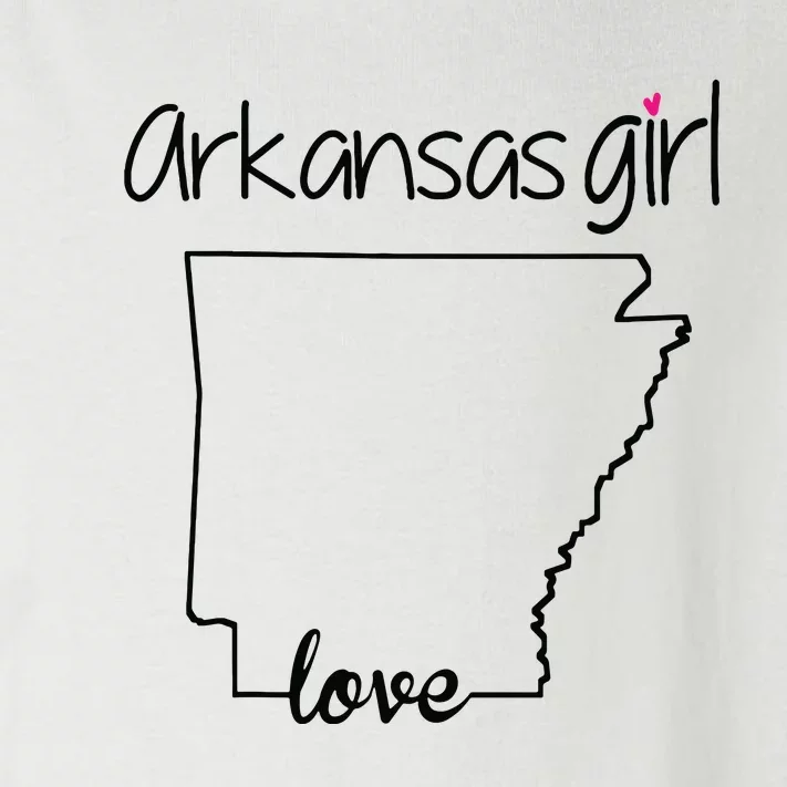 Arkansas Girl I Love Arkansas Home Cute Arkansas Toddler Long Sleeve Shirt