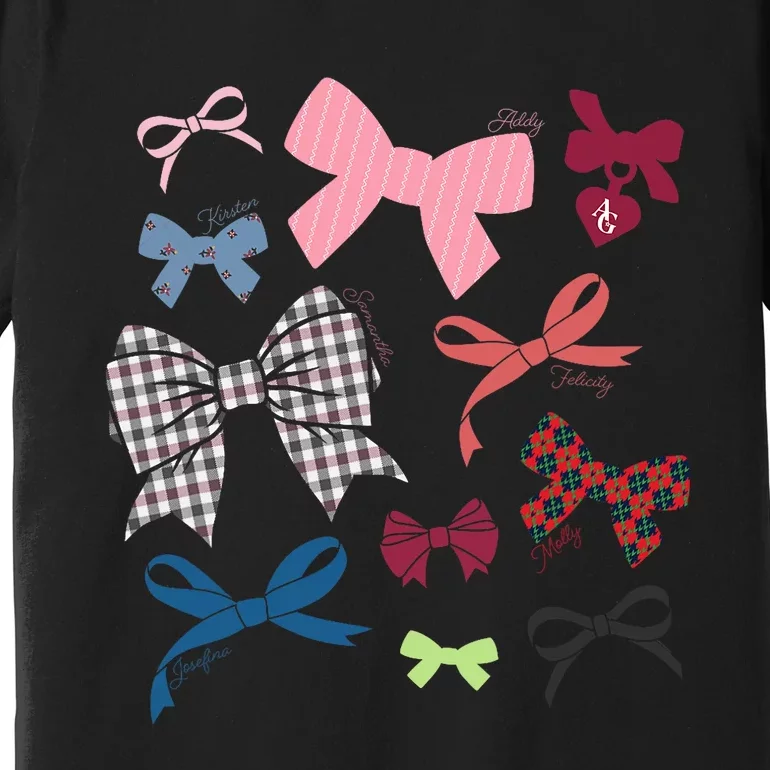 American Girl Iconic Hair Bows Premium T-Shirt