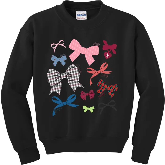 American Girl Iconic Hair Bows Kids Sweatshirt