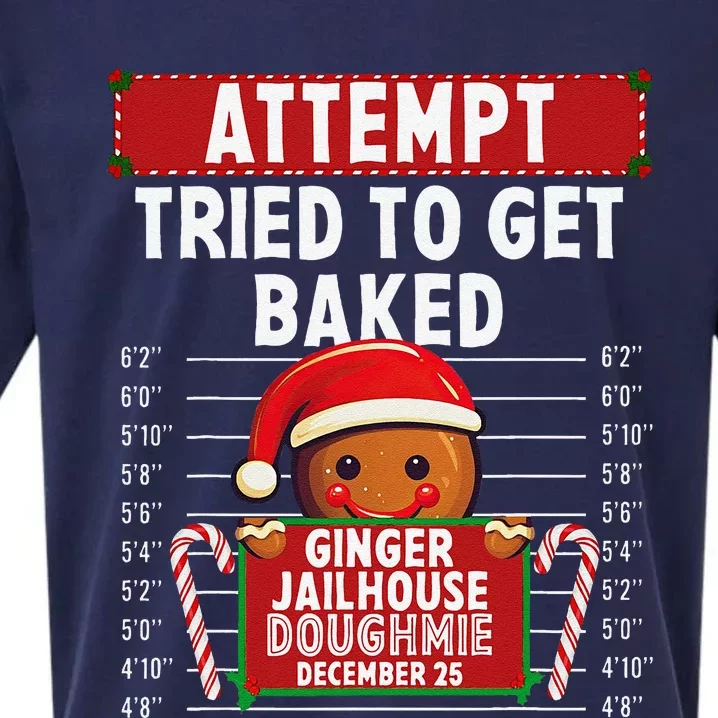 Attempt Ginger Jailhouse Christmas Xmas Gingerbread Holiday Sueded Cloud Jersey T-Shirt