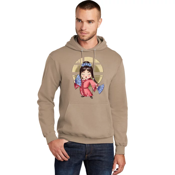 Anime Geisha Japanese Art Japan Woman Geisha Hoodie