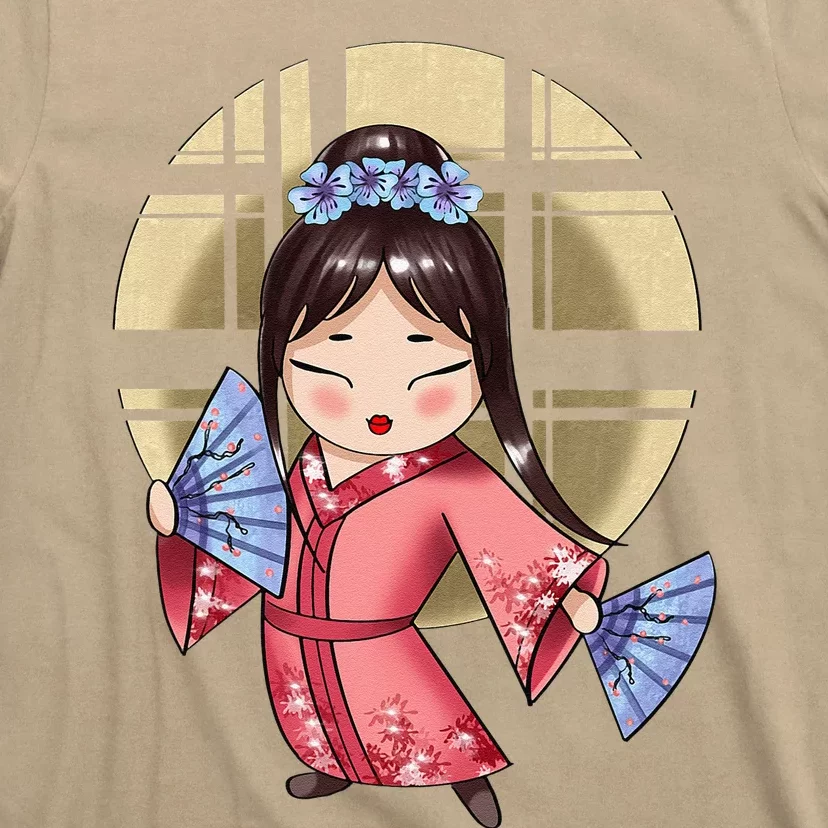 Anime Geisha Japanese Art Japan Woman Geisha T-Shirt