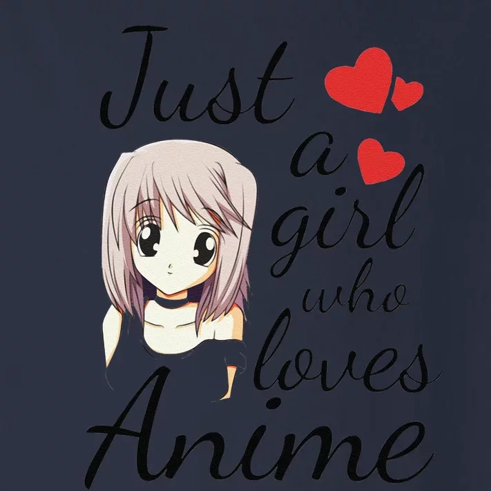 Anime Girl Just A Girl Who Loves Anime Toddler Long Sleeve Shirt