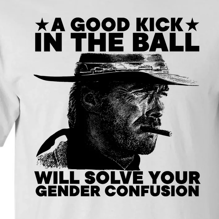 A Good Kick In The Balls Will Solve Your Gender Confusion Tall T-Shirt