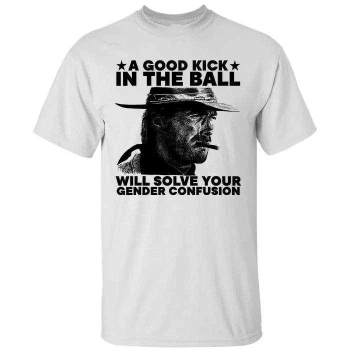 A Good Kick In The Balls Will Solve Your Gender Confusion Tall T-Shirt