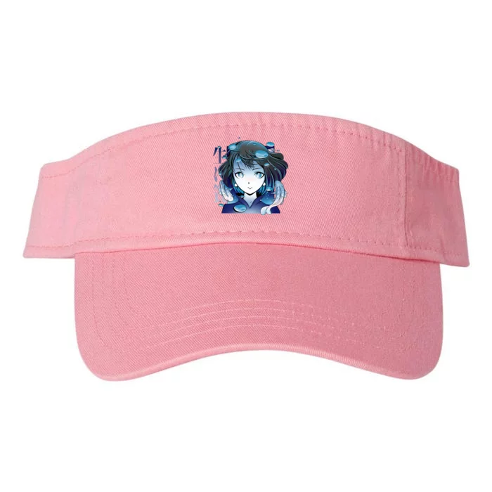 Anime Girl Koi Fishes Japanese Valucap Bio-Washed Visor