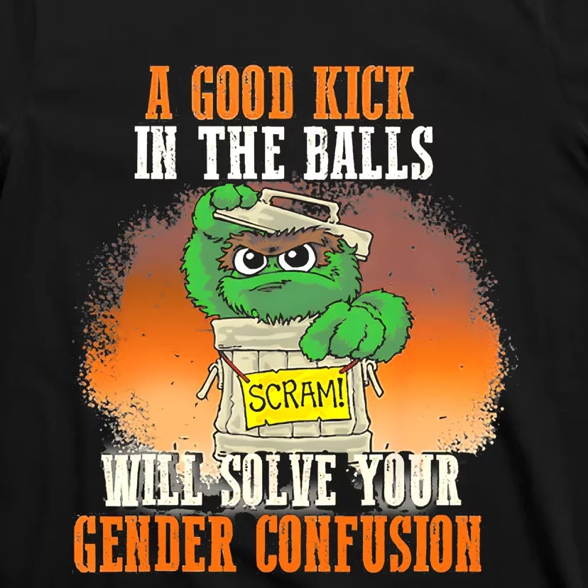 A Good Kick In The Balls Will Solve Your Gender Confusion T-Shirt