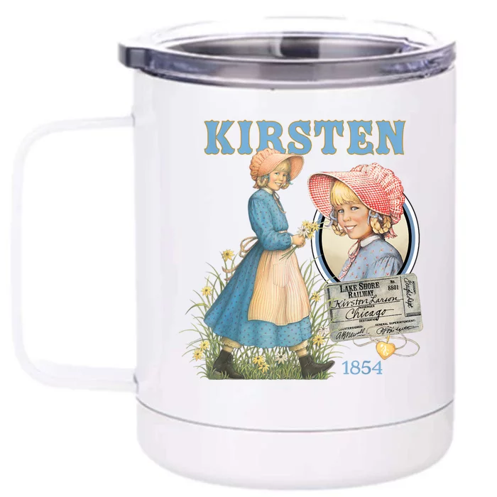 American Girl Kirsten Larson 1854 Front & Back 12oz Stainless Steel Tumbler Cup