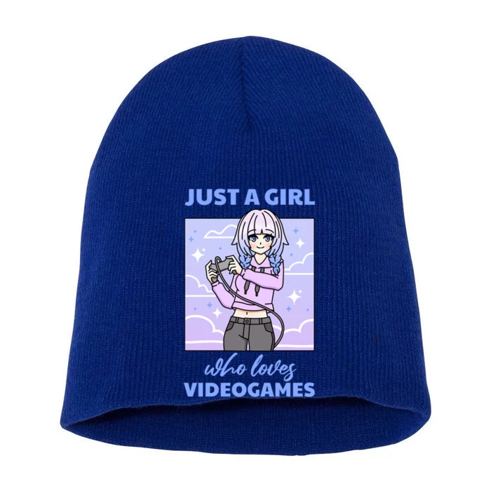 Anime Gaming Lover Videogames Otaku Anime Gamer Gift Short Acrylic Beanie