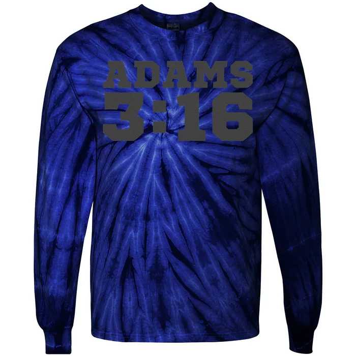 Adams316 Grey Logo Coach Gang Wear Black Graphic Tie-Dye Long Sleeve Shirt