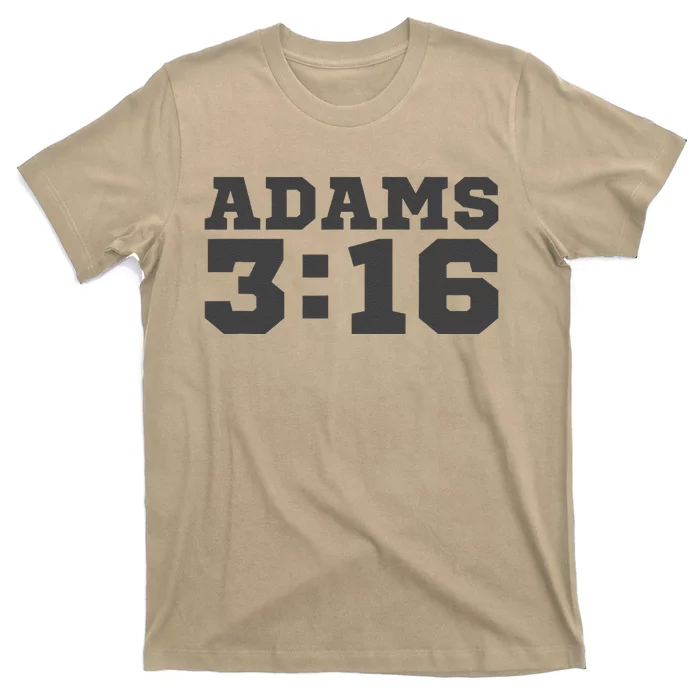 Adams316 Grey Logo Coach Gang Wear Black Graphic T-Shirt