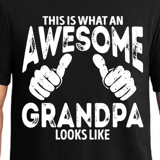 Awesome Grandpa Looks Like Pajama Set