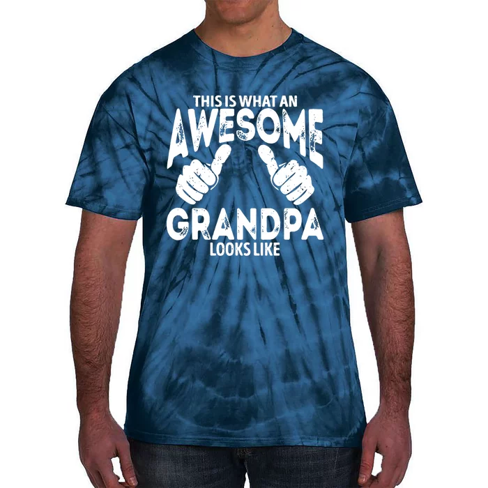 Awesome Grandpa Looks Like Tie-Dye T-Shirt