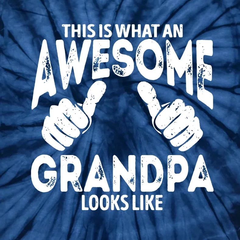 Awesome Grandpa Looks Like Tie-Dye T-Shirt