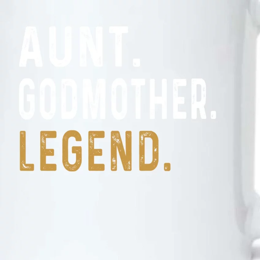 Aunt Godmother Legend Godparent Auntie Funny Aunt Lover Funny Gift Black Color Changing Mug