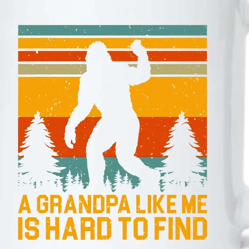 A Grandpa Like Me Is Hard To Find Bigfoot Grandpa Design Black Color Changing Mug