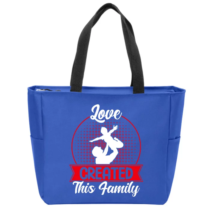 Adopt Gotcha Love Created Family Adoption Day Gift Zip Tote Bag