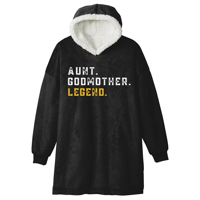 Aunt Godmother Legend Sweater Godmother Sister In Law. Hooded Wearable Blanket