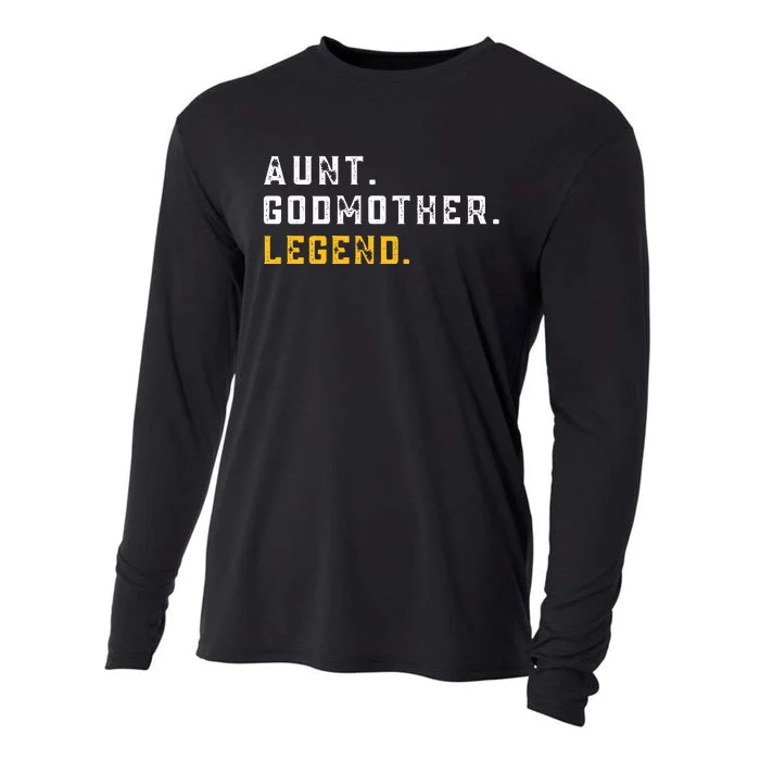 Aunt Godmother Legend Sweater Godmother Sister In Law. Cooling Performance Long Sleeve Crew