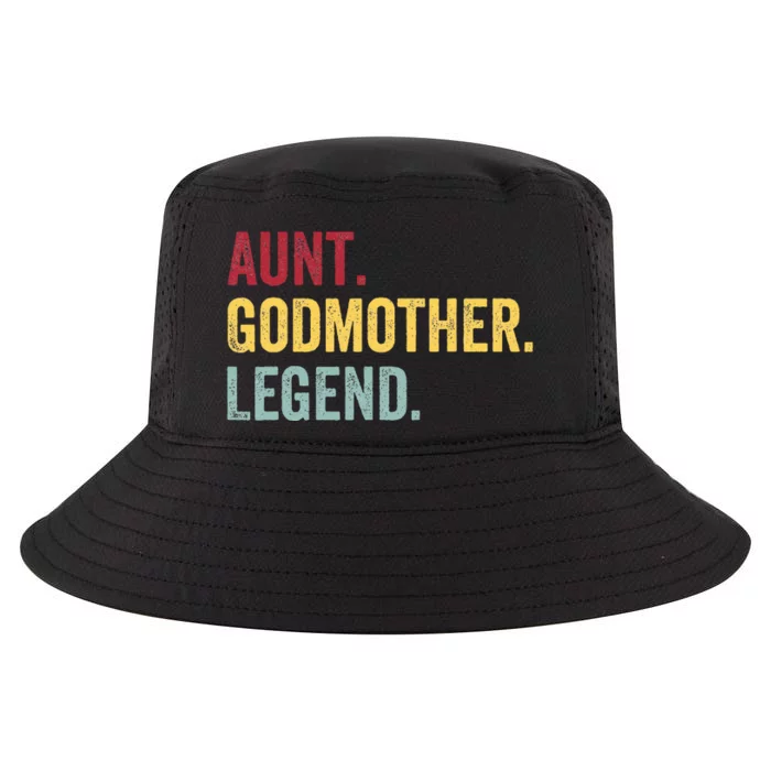 Aunt Godmother Legend Retro Vintage Funny Auntie Mothers Day Cool Comfort Performance Bucket Hat