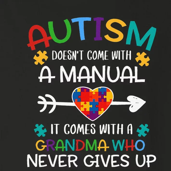 Autism Grandma Love Autistic Autism Awareness Puzzle Toddler Long Sleeve Shirt