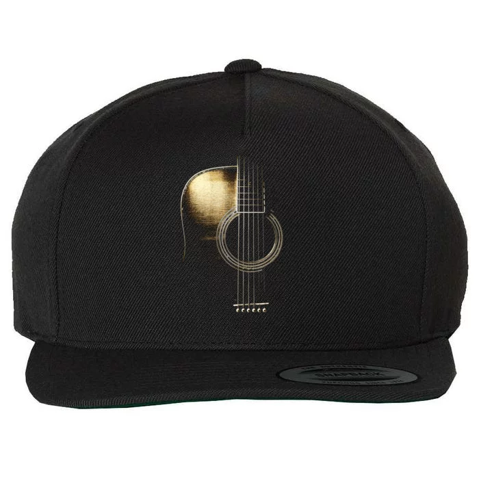 Acoustic Guitar Lite (Please See Description) Wool Snapback Cap