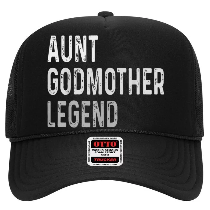 Aunt Godmother Legend High Crown Mesh Trucker Hat