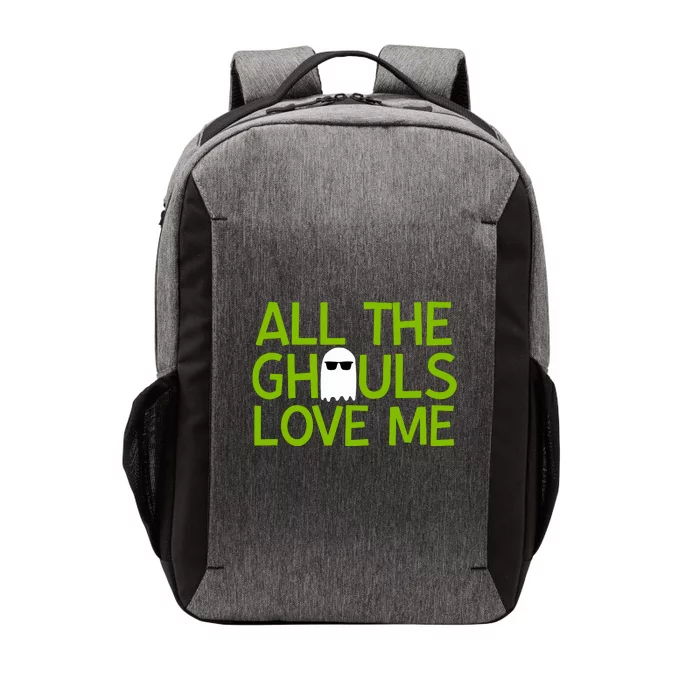 All Ghouls Love Me Funny Halloween Ghost Vector Backpack