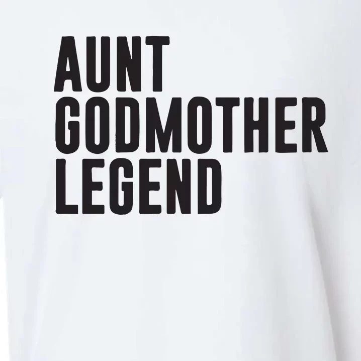 Aunt Godmother Legend Funny Godparent Sueded Cloud Jersey T-Shirt